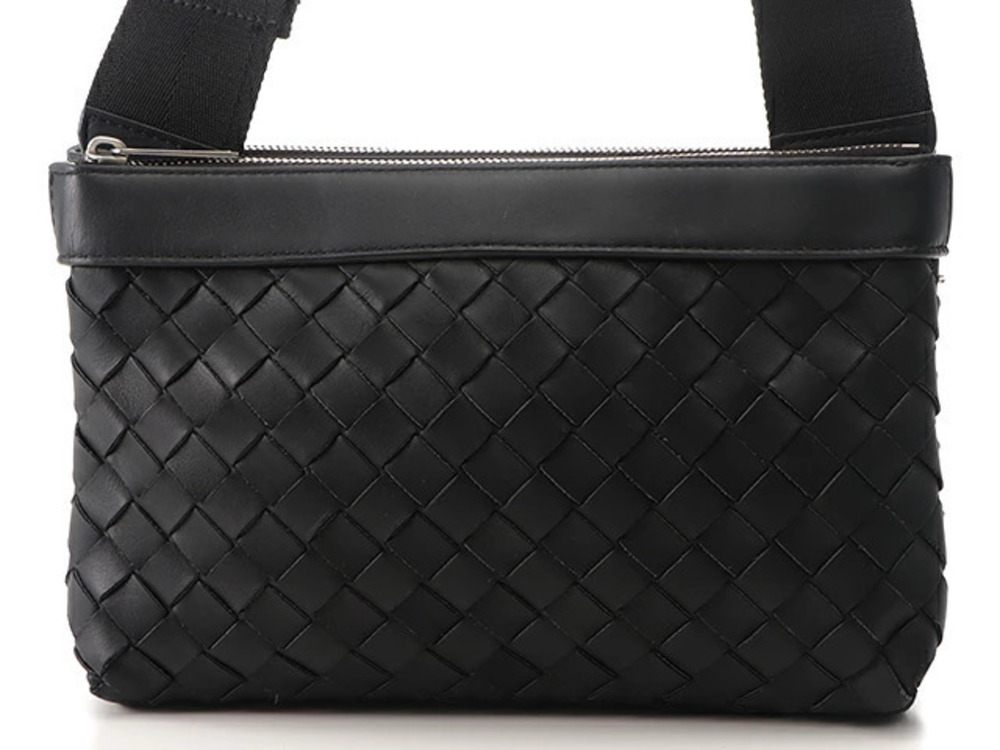 BOTTEGA VENETA Bag Intrecciato Shoulder Calf Black